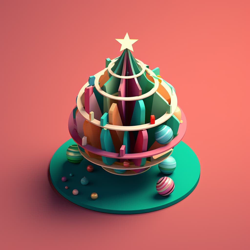 22 bymayo styled colourful isometric drawing of a christmas bauble d44f4b47 033f 48c4 abb0 ff9d20235bff
